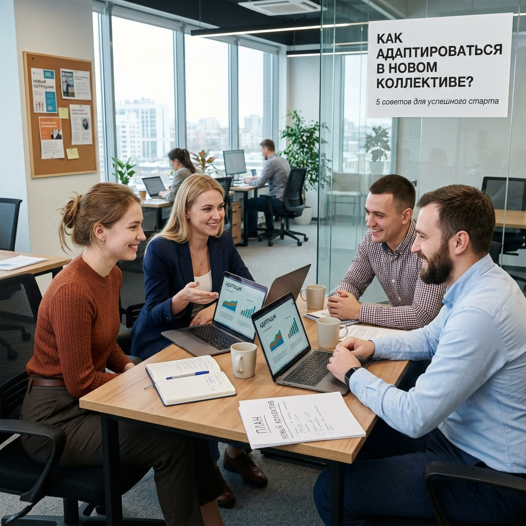 Как адаптироваться в новом коллективе?